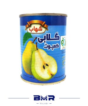کمپوت گلابی ۳۸۰ گرمی شهاب