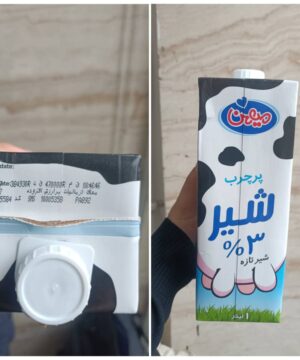 شیر پاستوریزه پرچرب میهن ۱لیتری