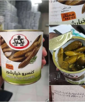 خیارشور یک و یک ۷۷۰ گرمی