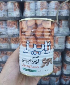 کنسرو لوبیا چیتی ژابیز