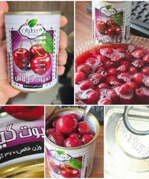 کمپوت گیلاس قیطران
